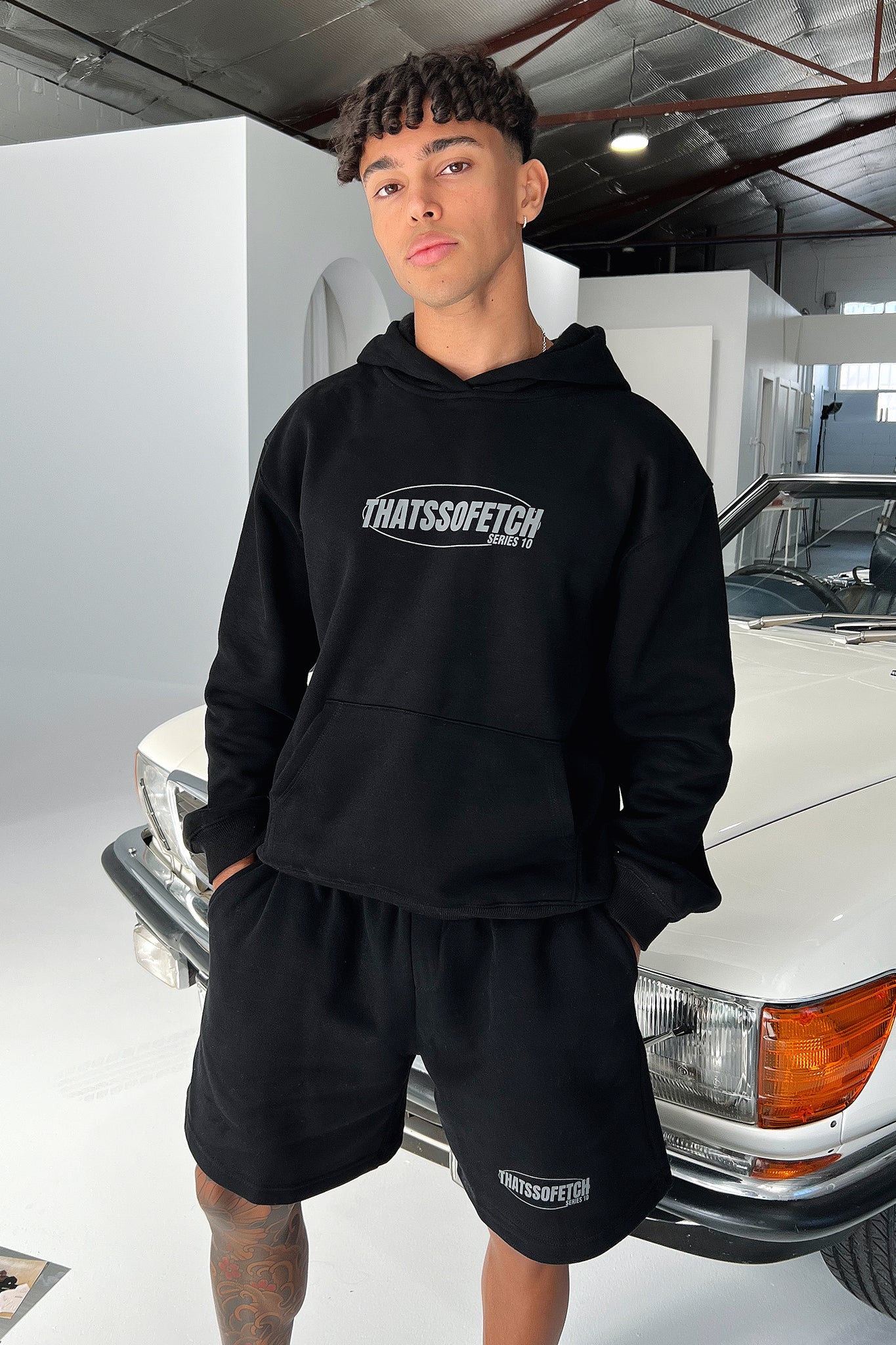 Series 10 3/4 Shorts - Black