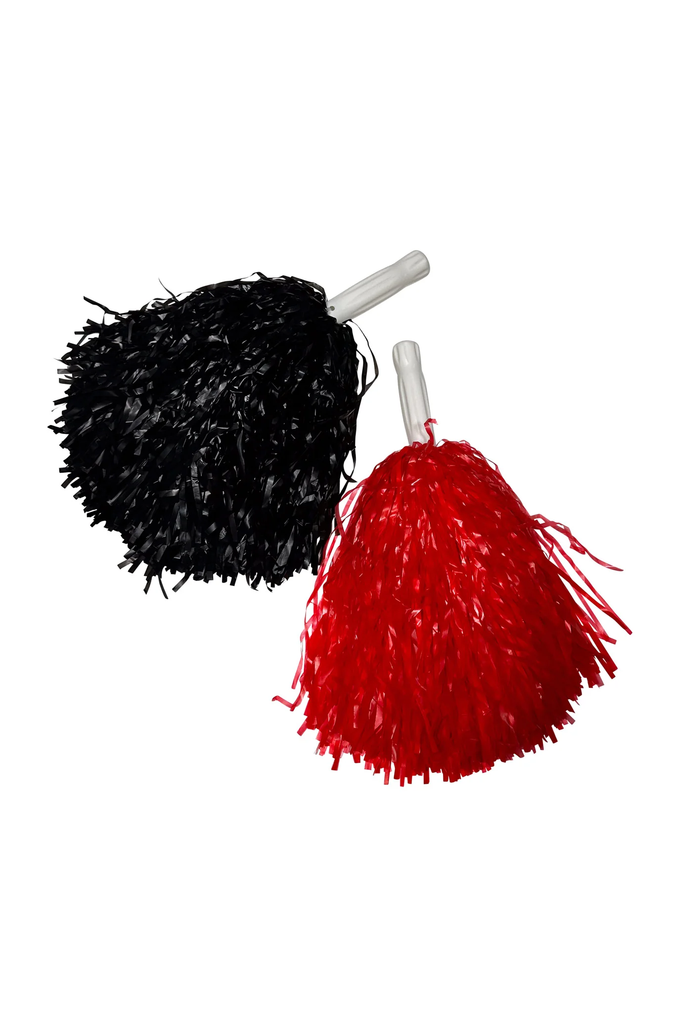 Spirit Fingers Pom Poms - Red/Black
