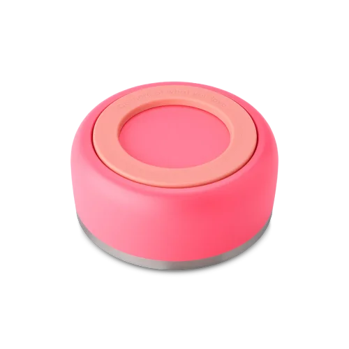 Owala Pet Bowl - Durable Stainless Steel, Food and Water Bowl for Dogs, Cats, and All Pets, Non-Slip Base, 48oz, Pink