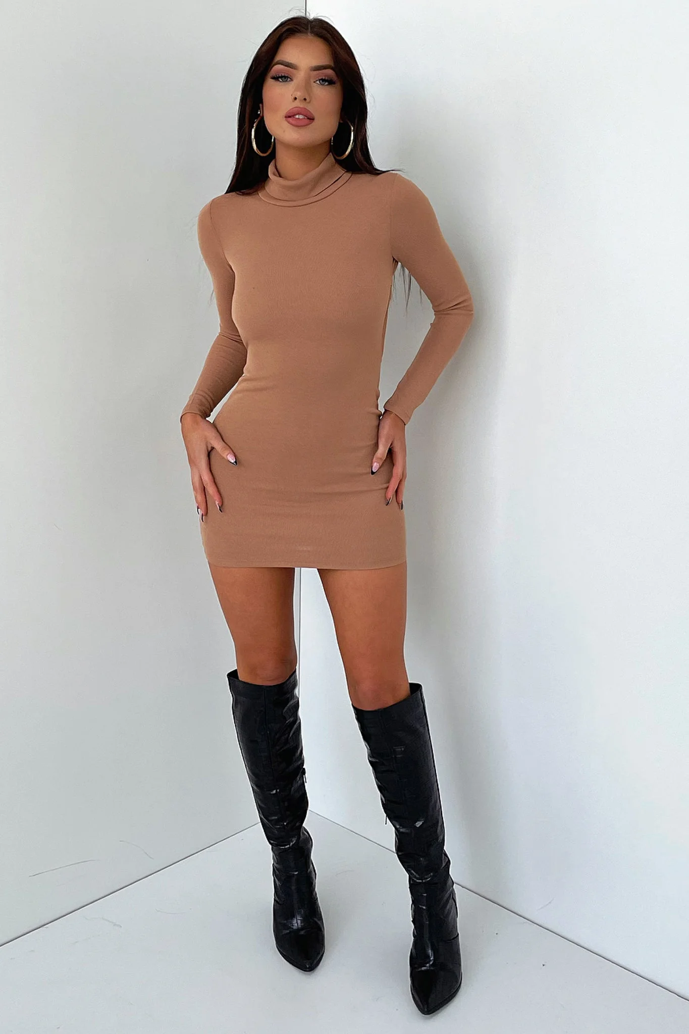 Prism Dress - Brown