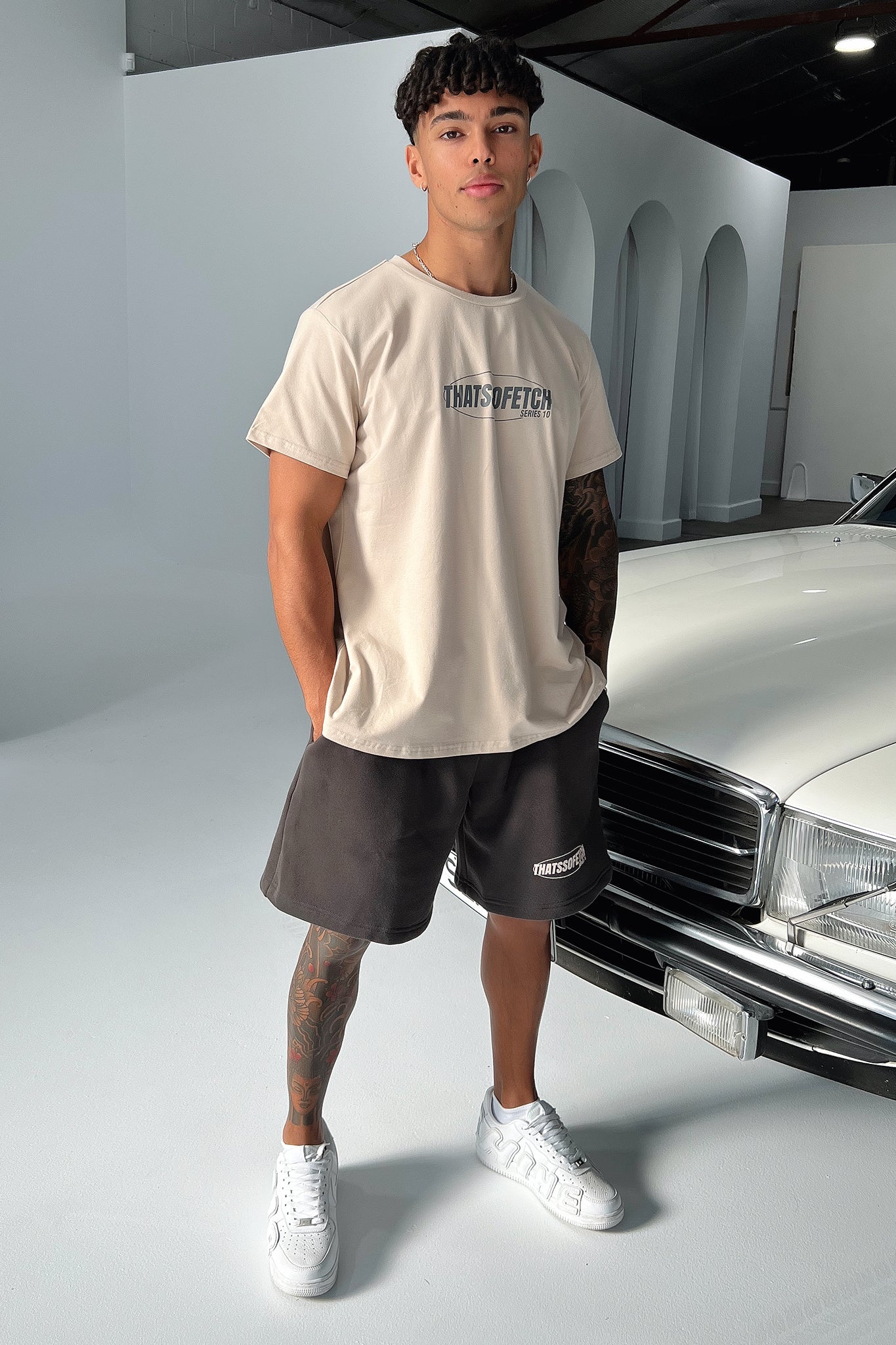 Series 10 Oversized Tee - Beige